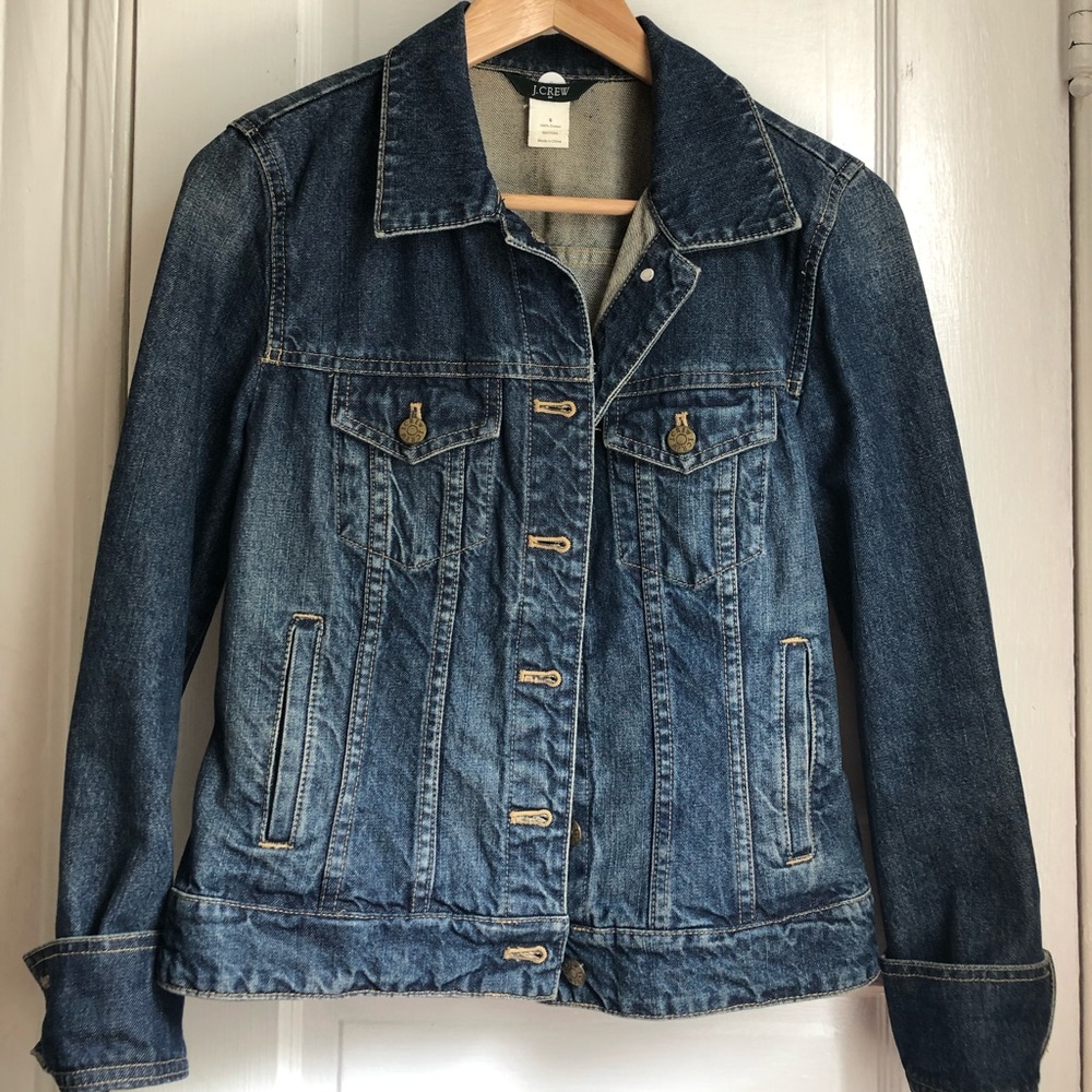 Jcrew vintage denim / jean jacket